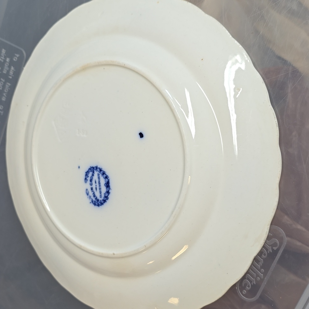 Meissen Blue Insect Plate - Picture 4 of 6